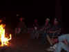 The fellas around the fire at East Lake, this fire was HOT!!!
