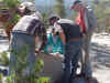 Another picture on the last day looking for something on the map